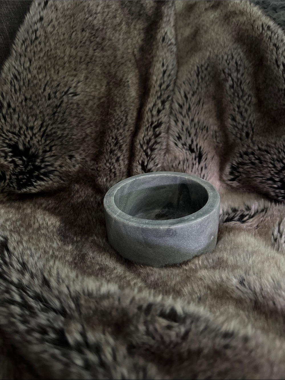 Gray Marble Wine Coaster
